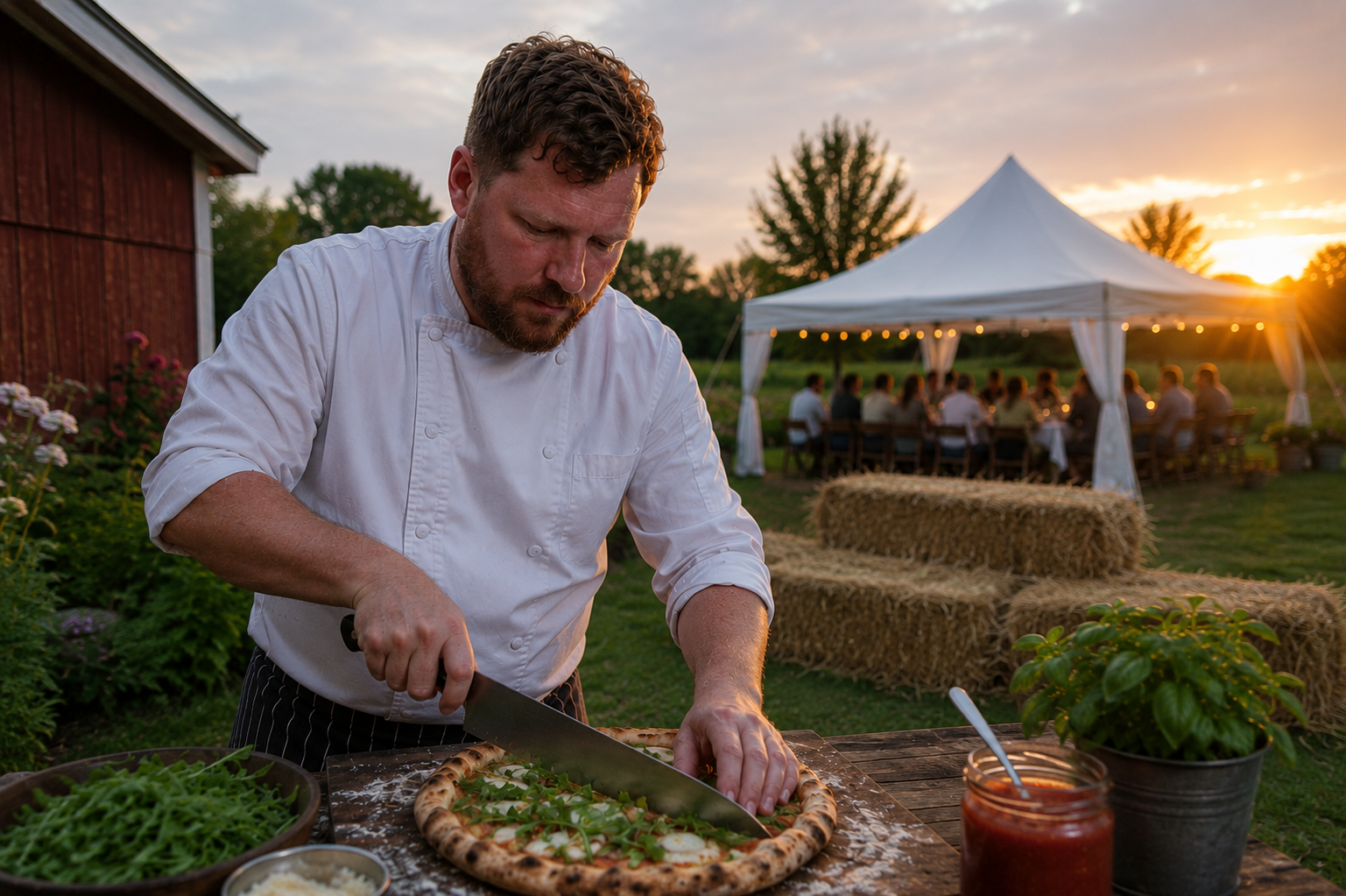 Vegan Sourdough Pizza Evening at the Farm