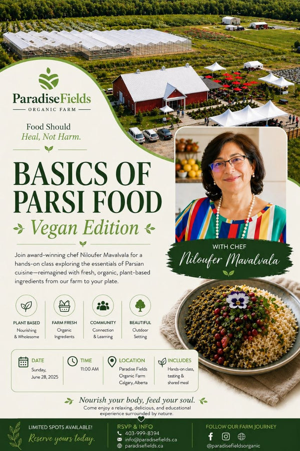 Basics of Parsi Food — Vegan Edition with Chef Niloufer Mavalvala