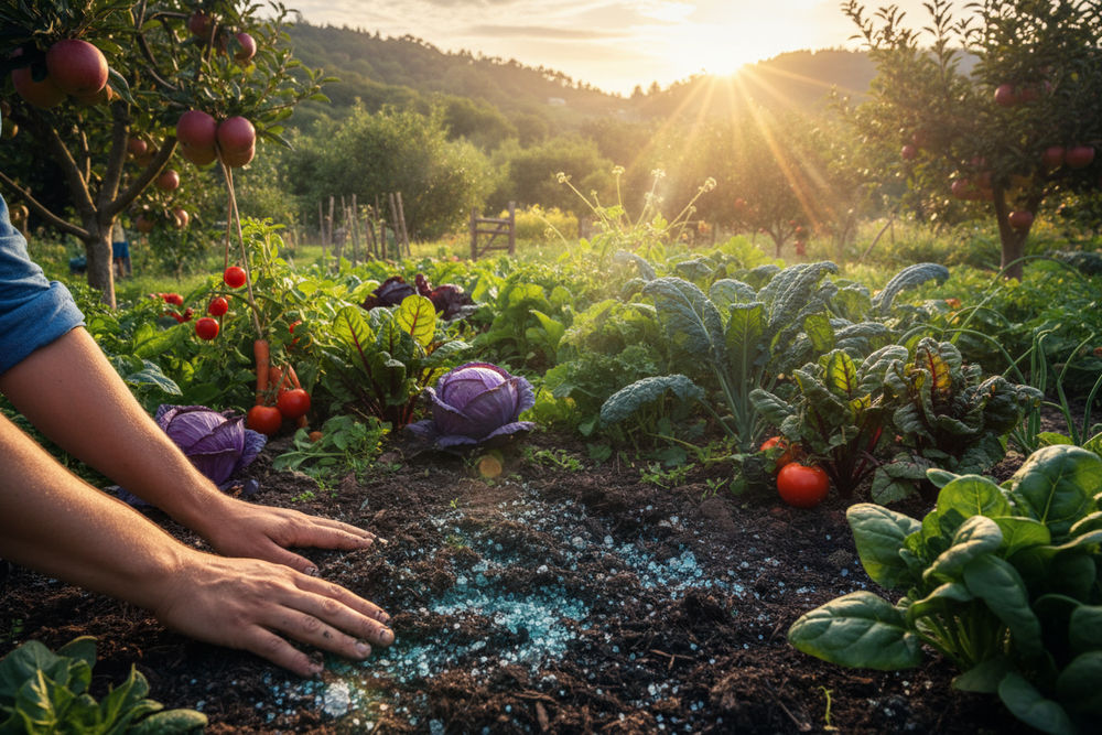 We are not merely farmers; we are Restorers. At Paradise Fields, we believe that the health of the body cannot be separated from the health of the soil. Our mission is to restore food to wholeness by going "beyond organic.".We treat the farm not as a food factory, but as a pharmacy. By remineralizing our soil with glacial rock dust and sea minerals, we ensure that every apple, every green, and every vegetable is packed with the life-giving nutrients your body was designed to crave.