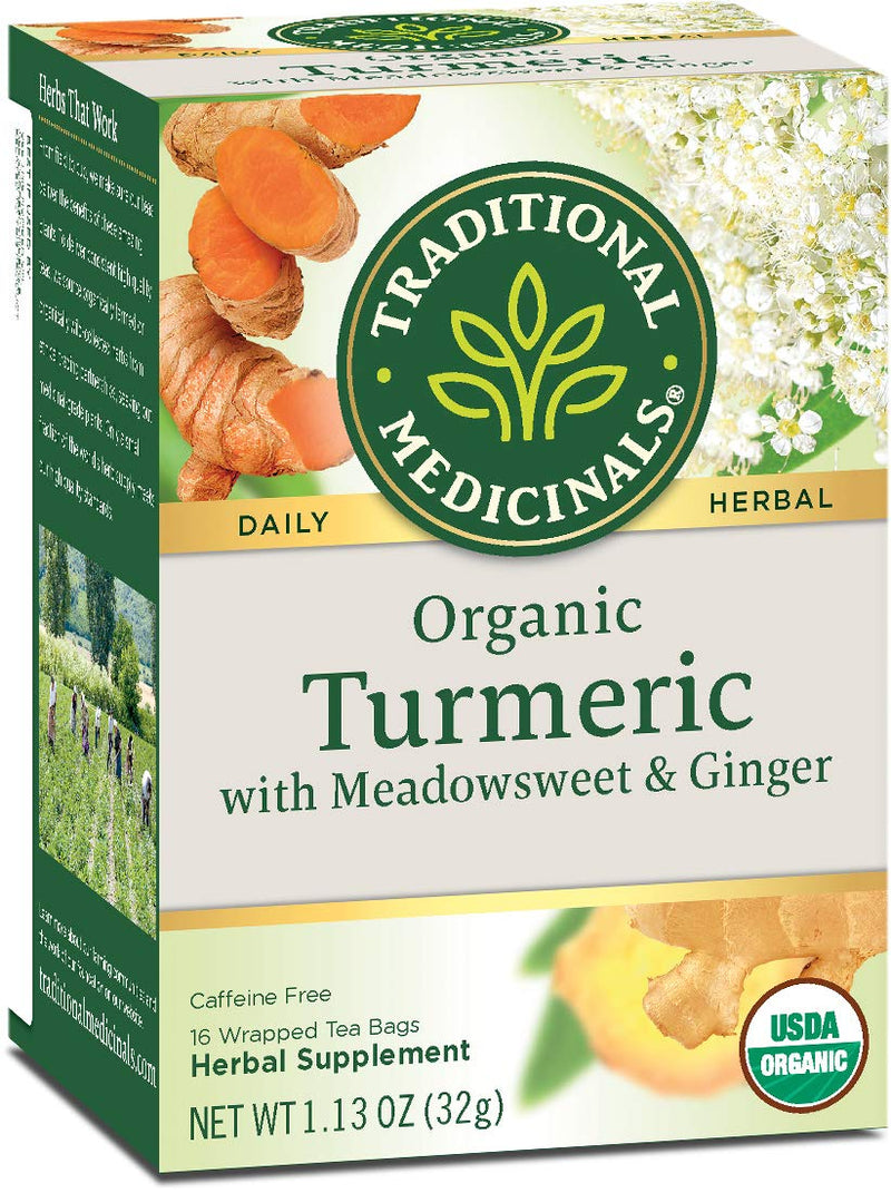 Traditional Medicinals Turmeric Tea w/ Meadowsweet & Ginger 32g