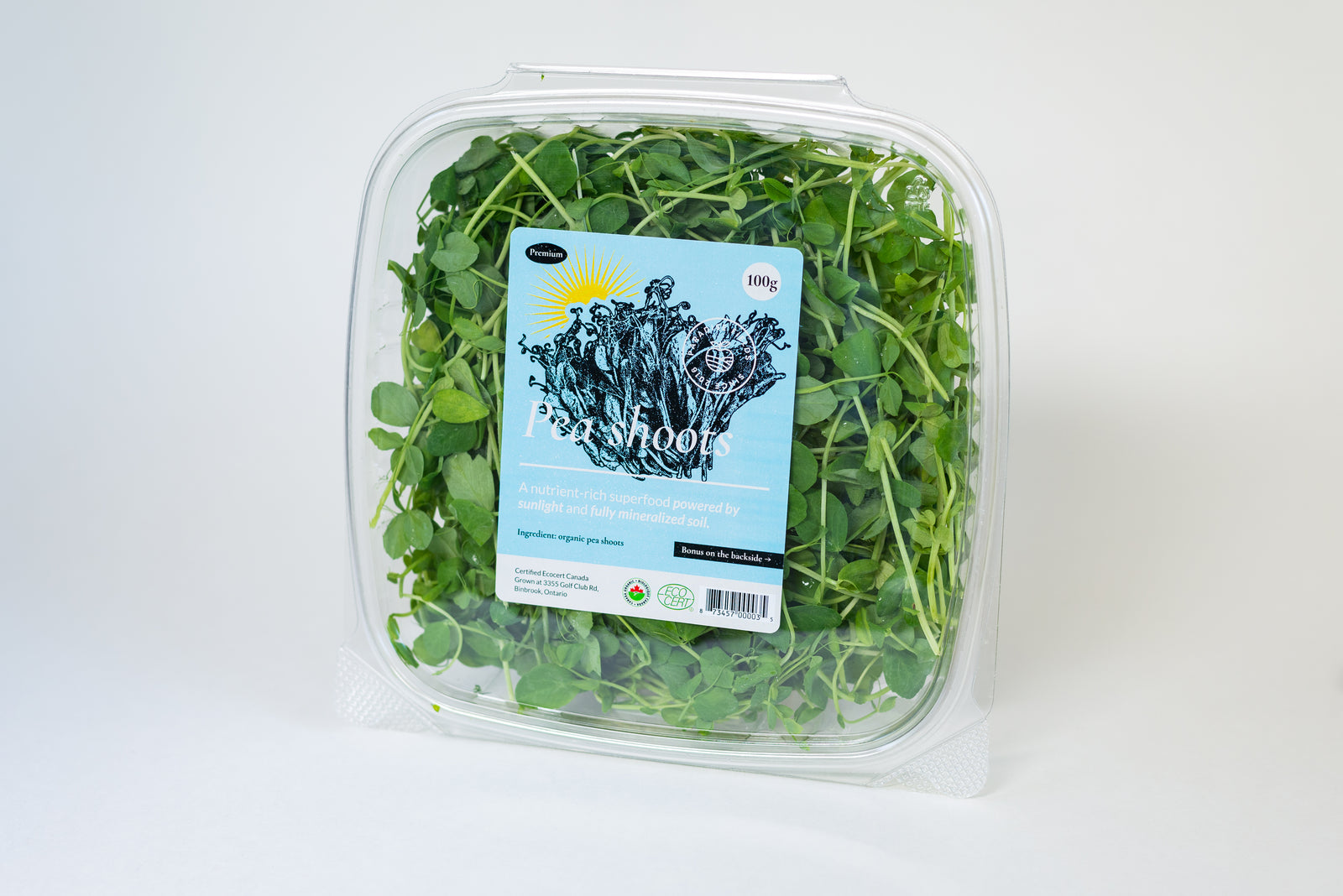 Organic Pea Shoots (100g)(200g)(1lb)