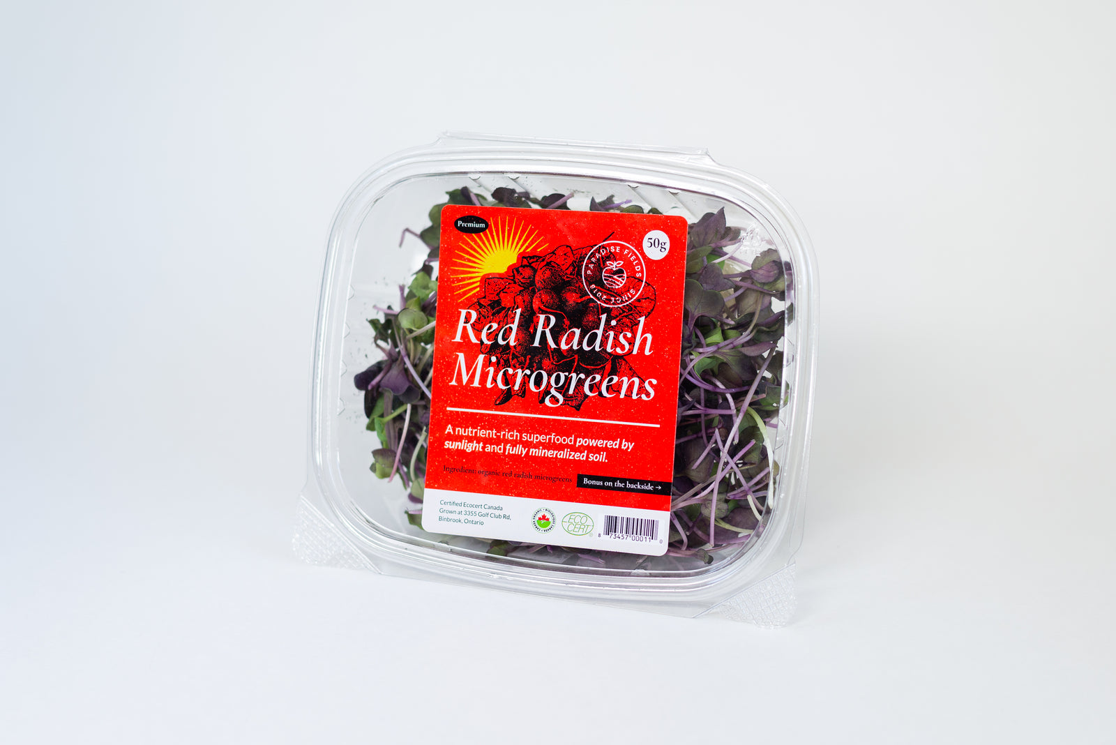 Organic Radish Microgreens (50g)