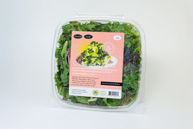 ***Organic Seasonal Salad Mix (125g)