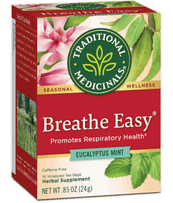 Traditional Medicinals Breathe Easy Eucalyptus Mint Tea